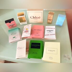 NWT- Chloe Lumineuse Perfume with Sample Set and miniatures